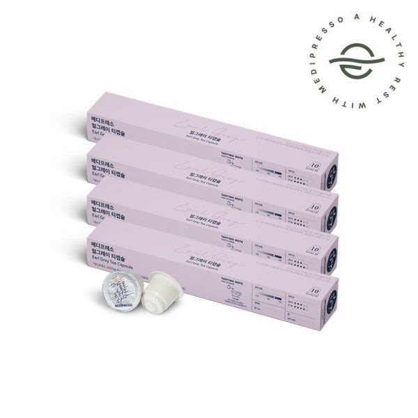 메디프레소 얼그레이 네스프레소호환 아이스티 홍차 티캡슐  10개입 X 4개