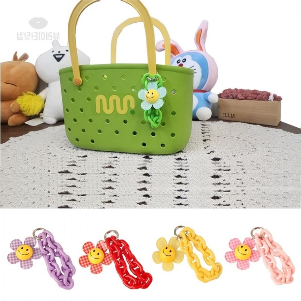 올쇼핑 플라워 체인 키링 열쇠고리 가방 액세서리