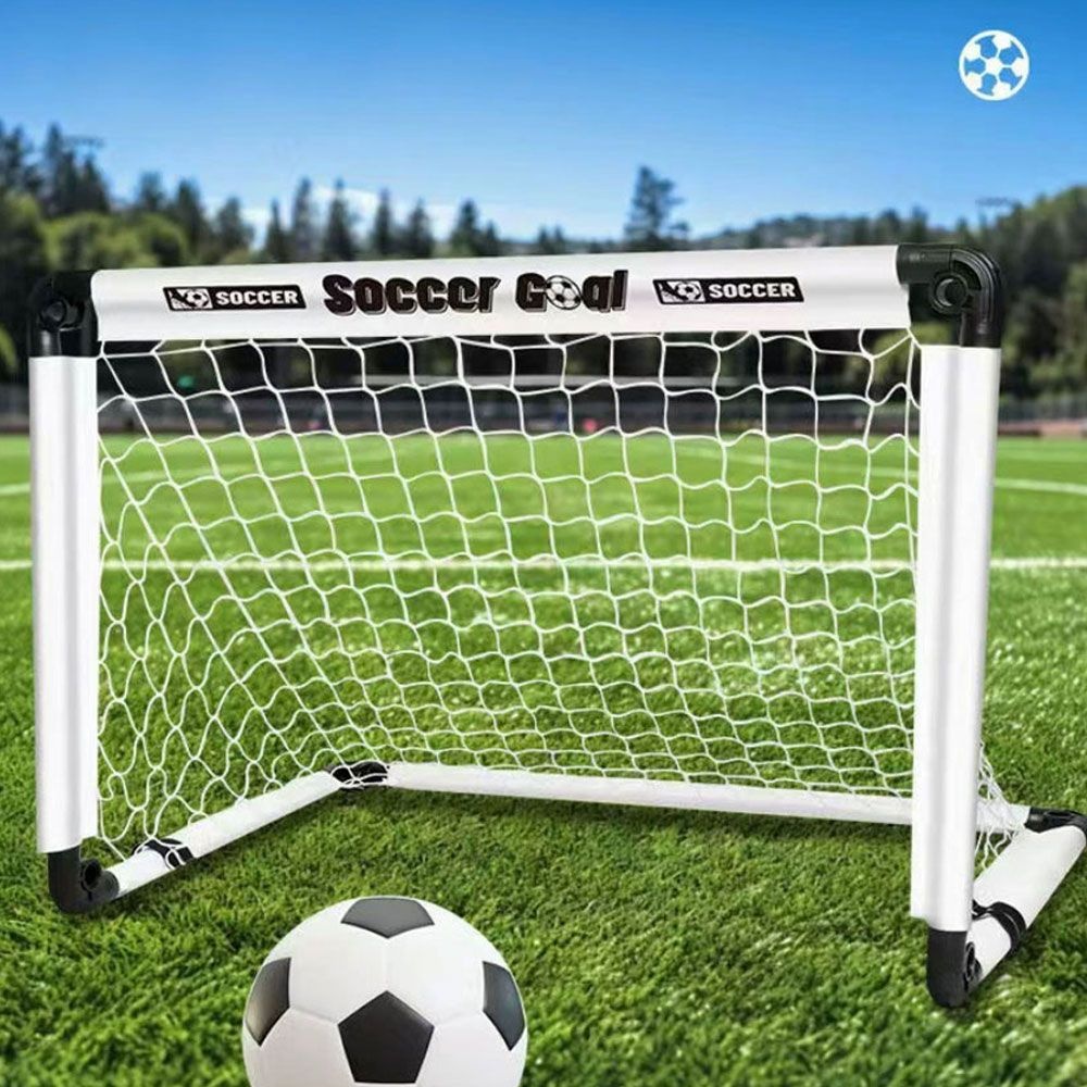 초간편 접이식 축구골대 이동식 화이트 60cm 미니골대 축구 풋살 공놀이 게임 캠핑 다용도 골대