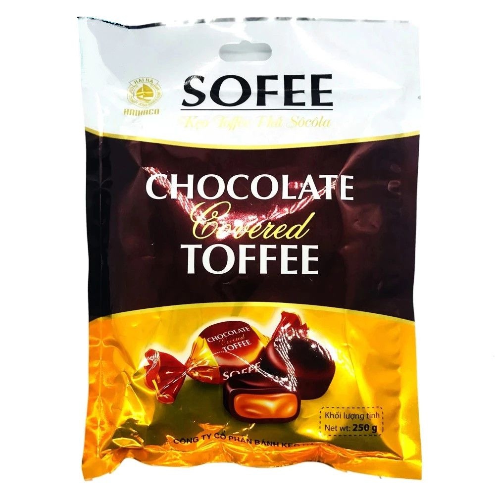 베트남 SOFEE 초콜릿 코팅 토피 커피 캔디 250gX6팩