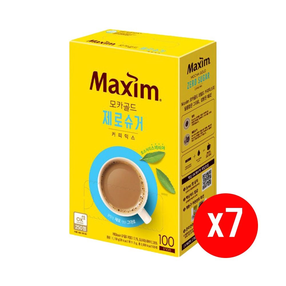맥심 모카골드 제로슈거 100T 2개