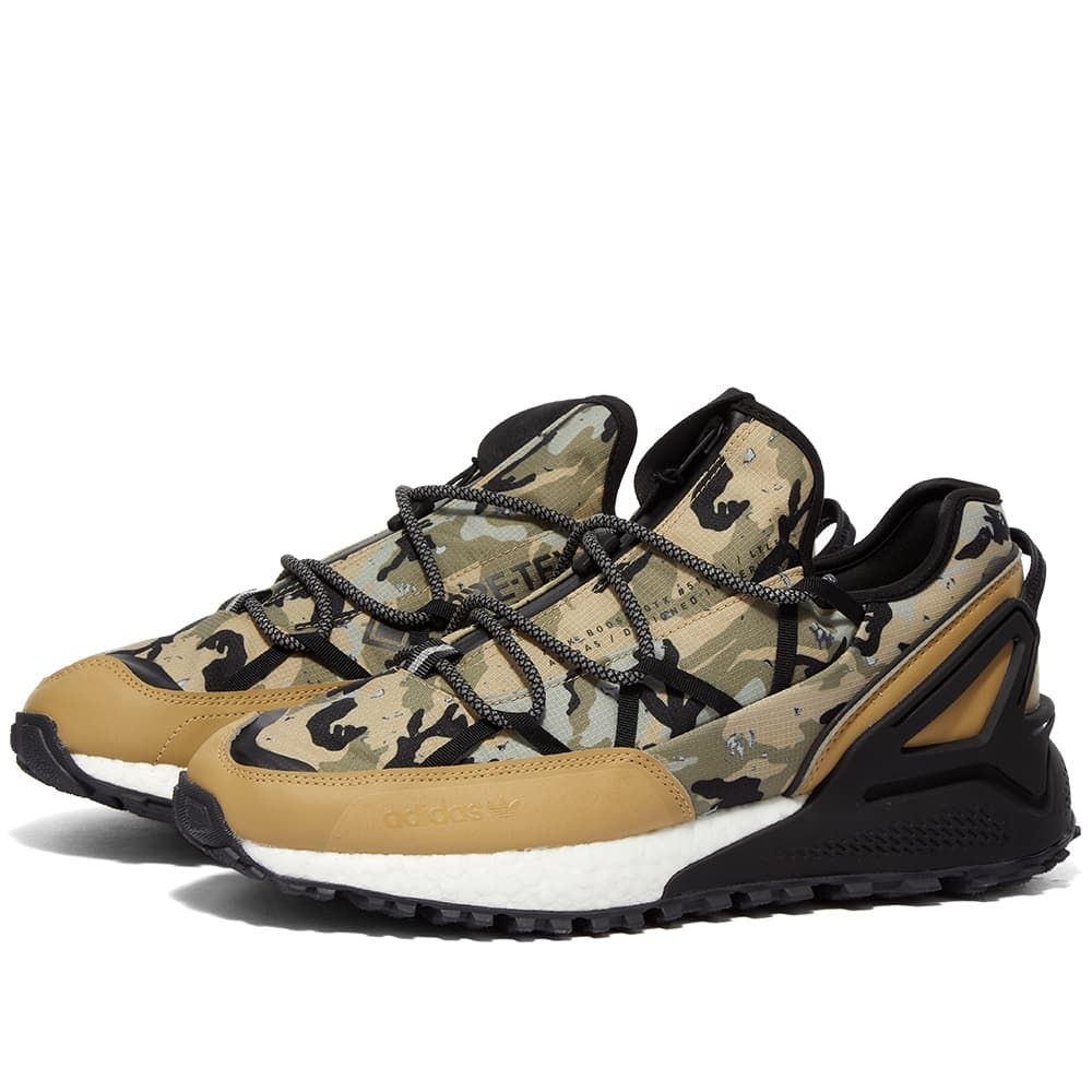 아디다스 [해외] 아디다스 ZX 2K 부스트 유틸리티 고어텍스 베이지 톤 코어 블랙 H05319 남성용