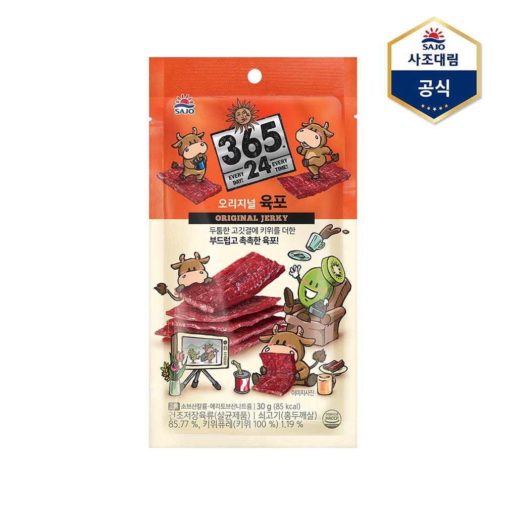 사조 [사조] 365.24 육포(오리지널) 30g