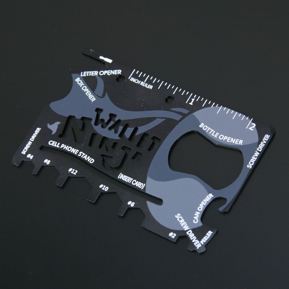 노마드 카드식 다기능멀티툴(닌자)18in1실버 71 등산 휴대용 캠핑 용품