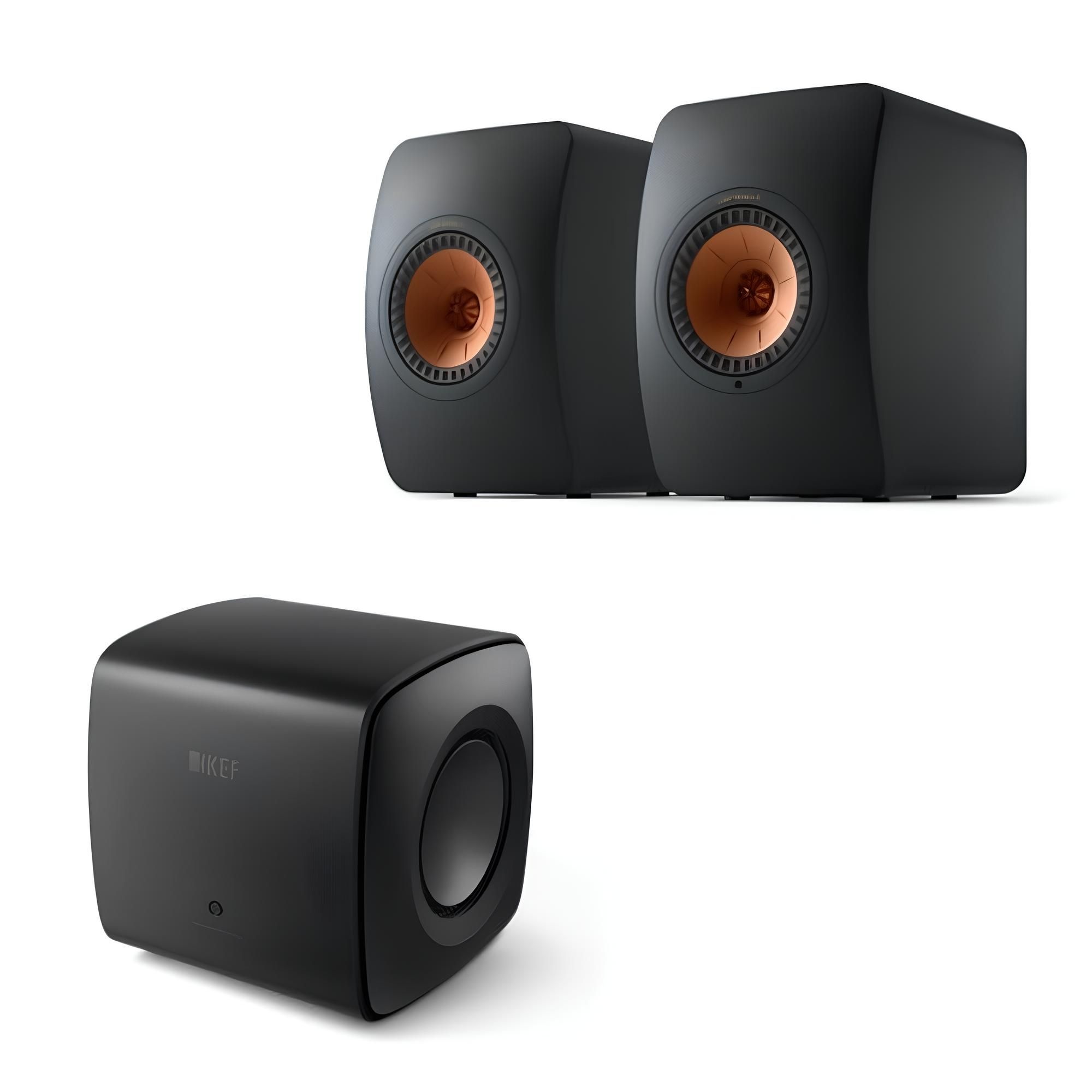 KEF 케프KEF LS50 W2 무선 액티브 스피커 + KC62 서브우퍼 국내정품