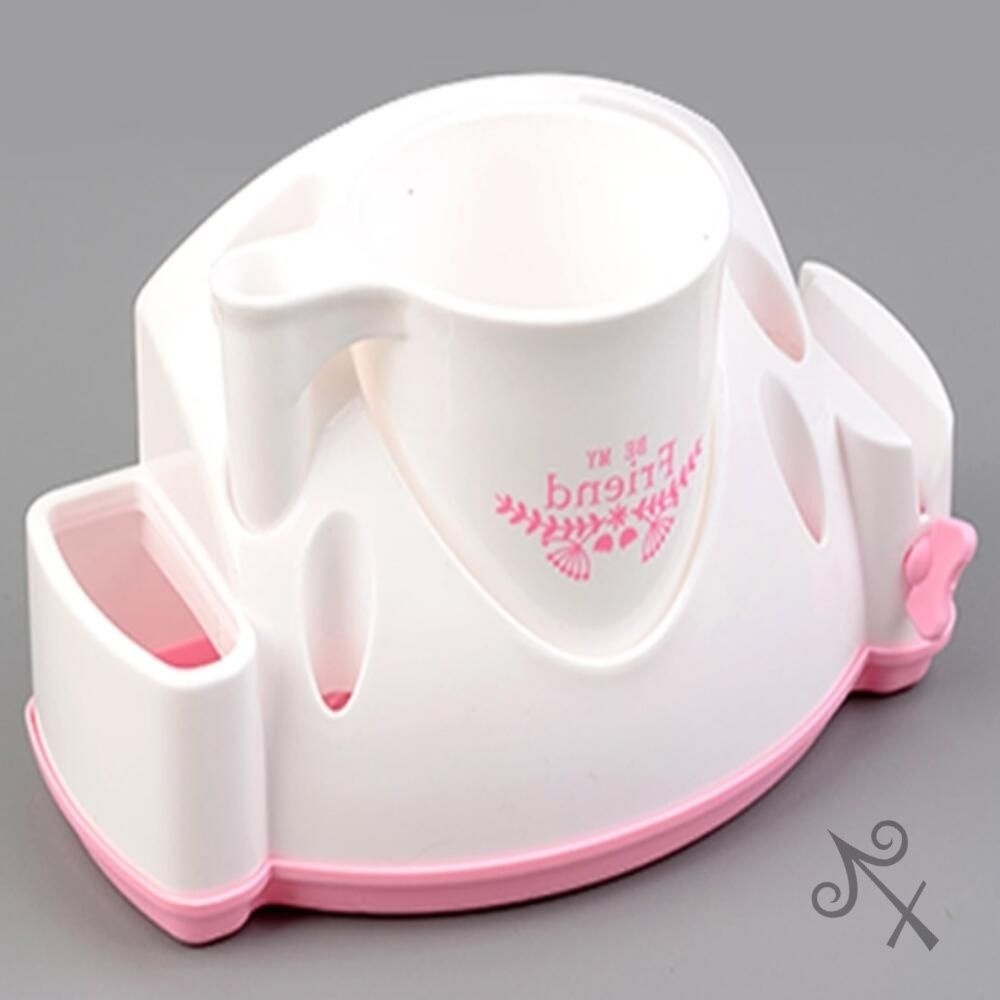 [캔캔토토OEM][오늘출발] 캔캔토토 치약짜개 양치컵 칫솔꽂이 세트 치약홀더 면도기꽂이 욕실컵걸이