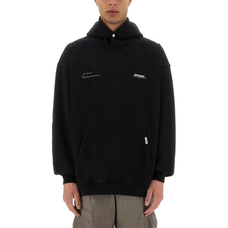 REPRESENT 리프레젠트 파트론 오브 더 클럽 후드티 MLM4270 001