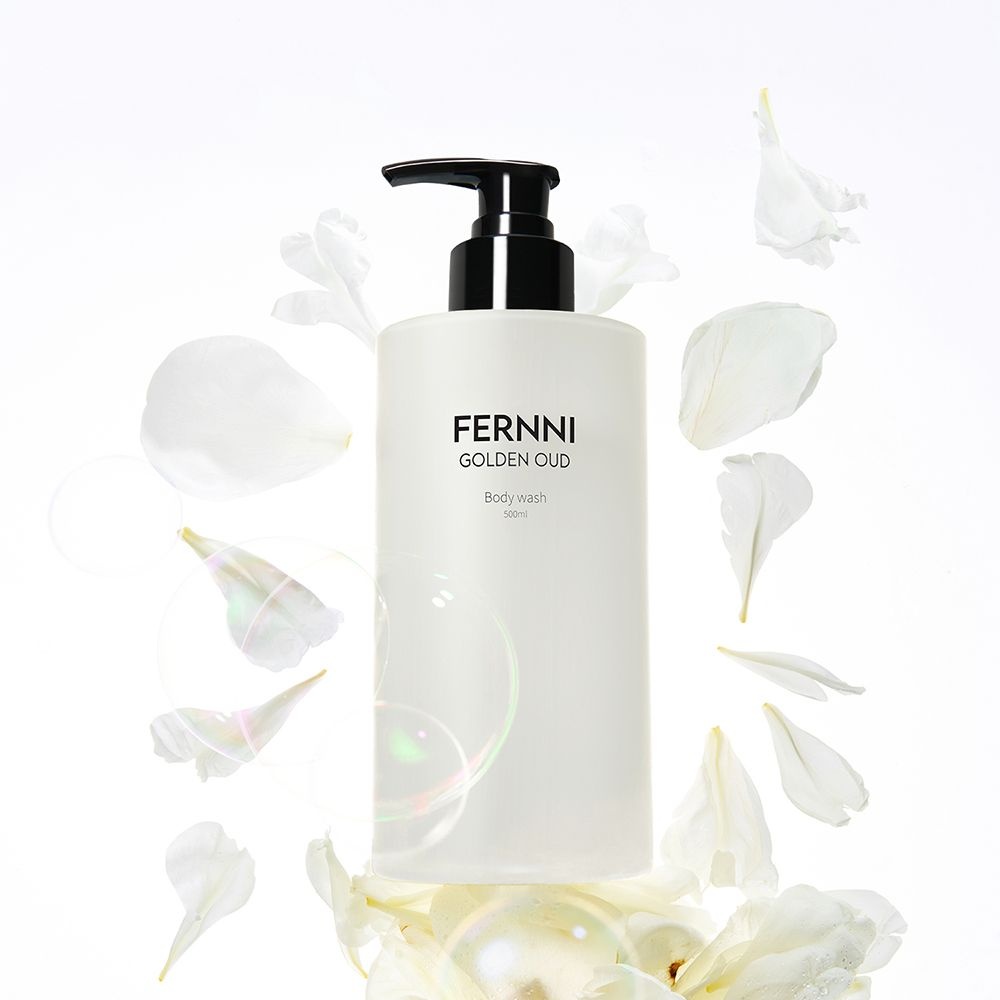페르니 아쿠아 퍼퓸 바디워시 골든 오우드 500ml 2EA