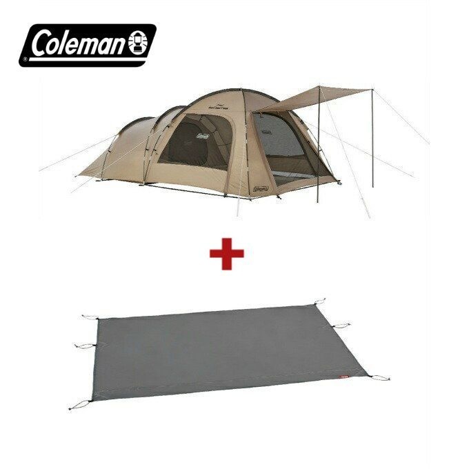 [해외] 콜맨 텐트 루미 프론트 투룸 + 그라운드시트 세트 210W 리빙쉘 터널 2-3인용