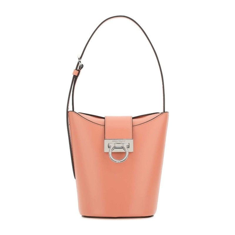 살바토레 페라가모 페라가모 파스텔 라이트 블루 버킷 백 211194758124 CORALLO