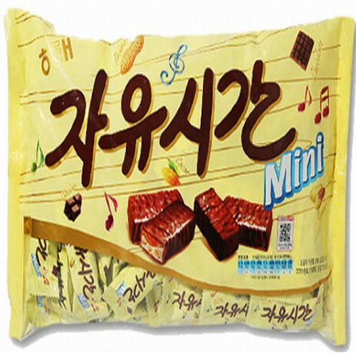 해태제과 자유시간 미니 630g 3개. 학교 행사 대용량 회사 탕비실 사무실 교회 당충전 개별포장 초콜렛