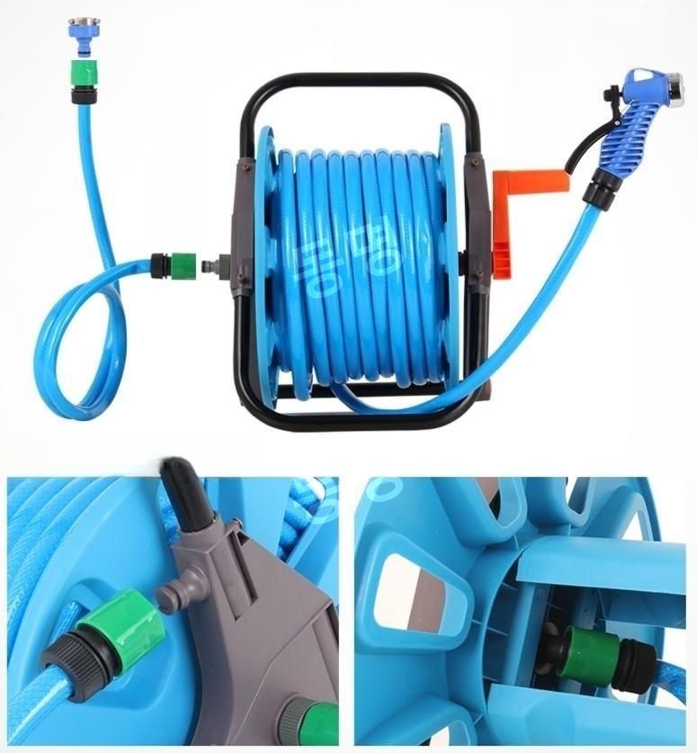 물청소 릴호스 40M 정원 고압 물호스 세차 정원 세차 원예 학교