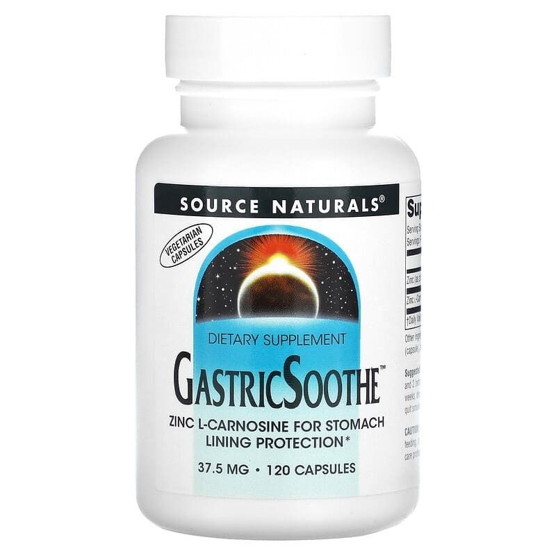 [해외] Source Naturals, GastricSoothe, 37.5mg 120베지캡슐