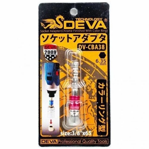 DEVA 컬러 복스 아답타 3/8 x65mm DV-CBA38(1646...