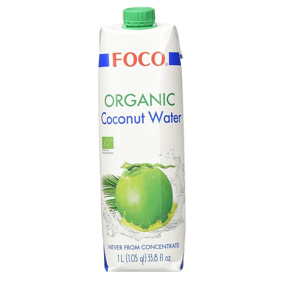 FOCO 코코넛 워터 1L 6팩 퓨어 FOCO Organic Coconut Water Pure Refreshing Thirst  Quencher Sports, image size:1000x1000