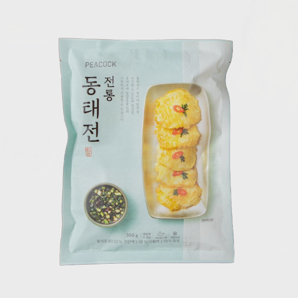 피코크 동태전 300g 1개 간편식 밀키트 캠핑 요리