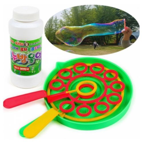 [빨간오리] 국산 월성 트리플 초대형 큰 왕 비눗방울(비눗방울채 2개)