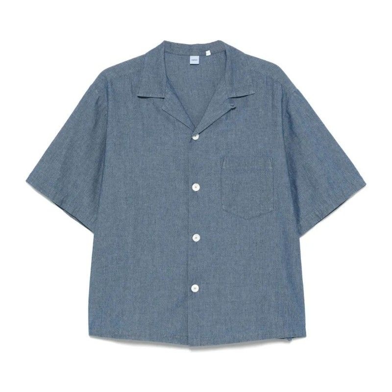 ASPESI 아스페시 자비스 블루 반팔 셔츠 S5 A CE83 E542 01031