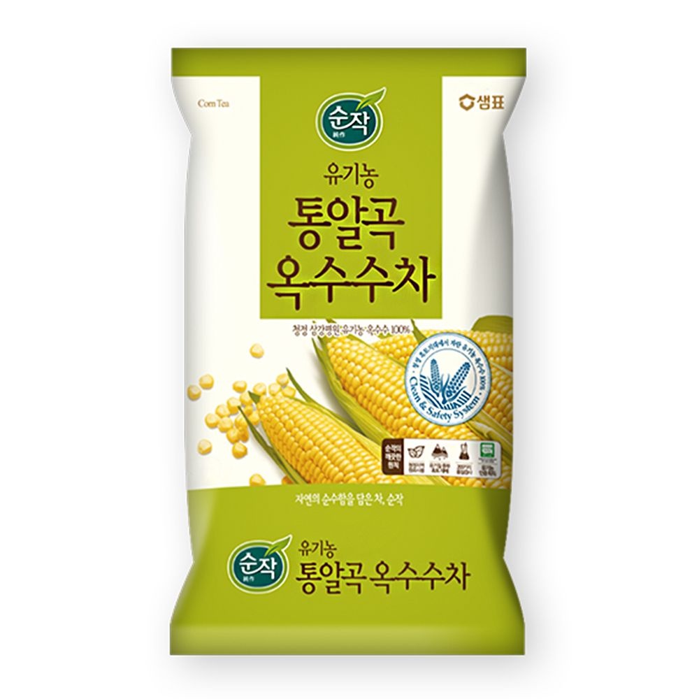 [오늘출발] 샘표 순작 유기농통알곡옥수수차 1kg