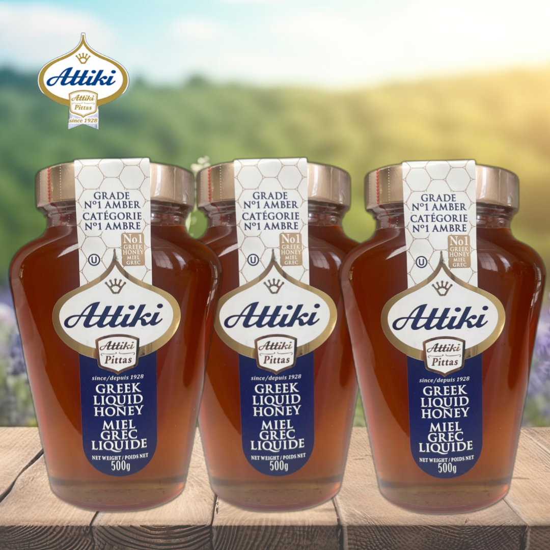 아티키 그리스 백리향 아티키꿀 감로꿀 그릭허니 자연산벌꿀 천연벌꿀 500g 3병