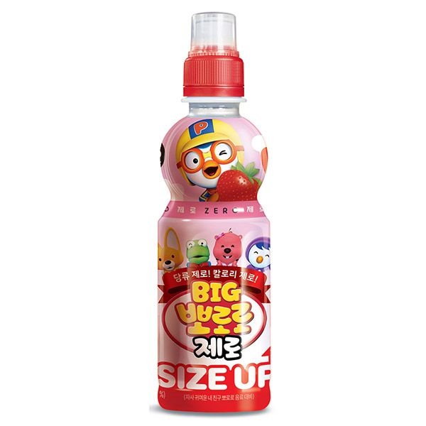 [오늘출발] 빅 뽀로로 제로 딸기맛 360ml 24개