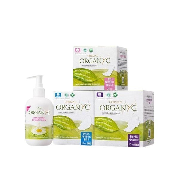 1+1 콜만 생리대 중대형중소형팬티라이너인티미트 워시 250ml