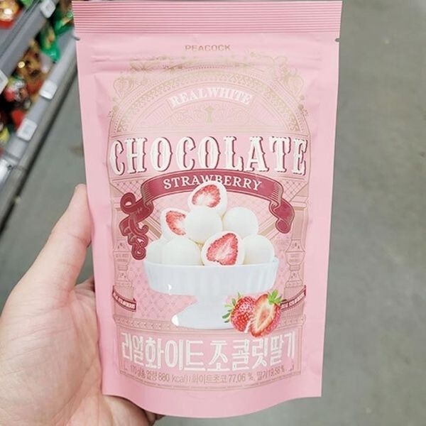 리얼 화이트 초콜릿 딸기 170g e402550
