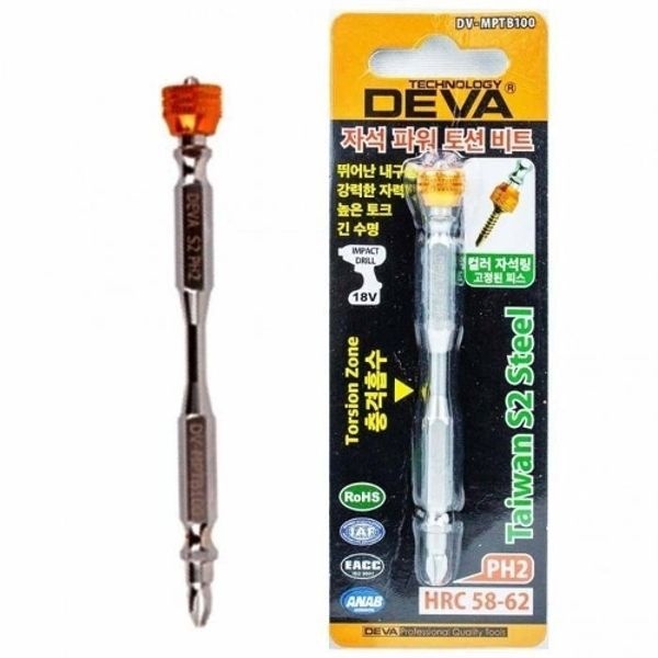 DEVA 자석 파워 토션 비트 11x100mm DV-MPTB100(1...