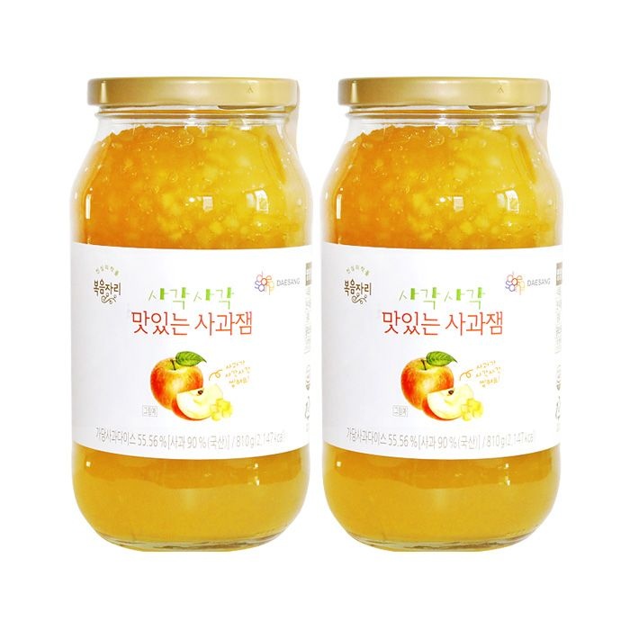 복음자리 사각사각 사과잼 810g x 2개