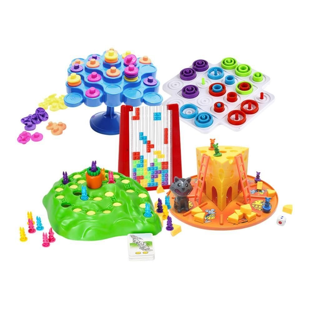 4인가족 집콕놀이 엄마아빠표 사회성발달 두뇌계발 보드게임5종 전략적사고