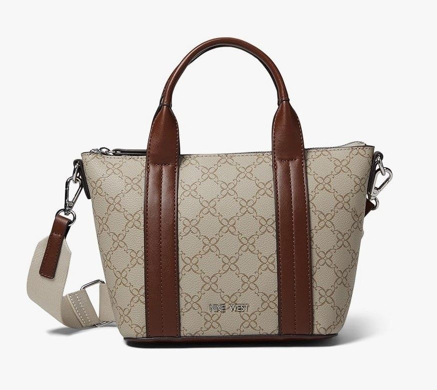 [해외] NINE WEST Kyndall 토트 미니백 넉넉한 공간 카드슬롯 데일리 미니멀 스타일