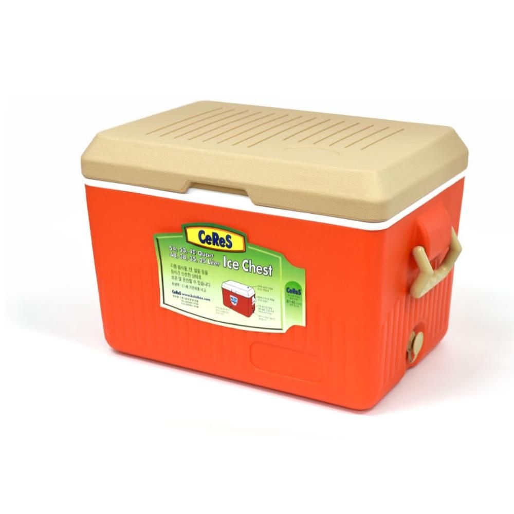 여름철 바캉스 음식보관 강력보냉 음료 물 아이스박스 38L 냉장유지 가성비