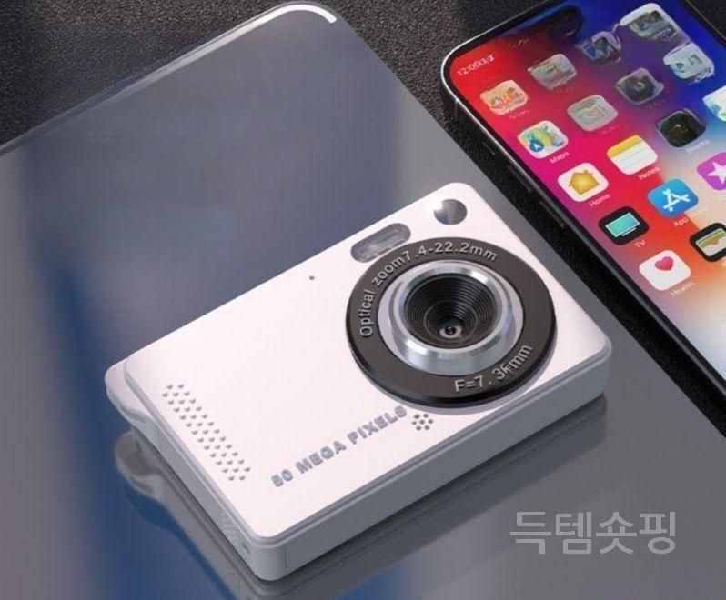 [해외] Y2K 디지털 카메라 감성 소형 레트로 빈티지 미니 디카 여행 휴대용