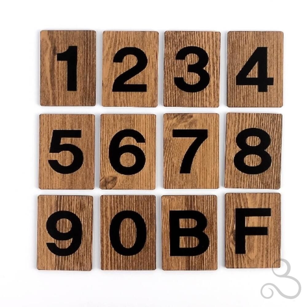 캔캔피피 층수 표시용 우드문자 현관 나무글자 룸넘버