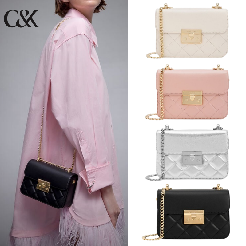 찰스앤키스 알바 Alva 퀼팅 체인 핸들백 크로스백