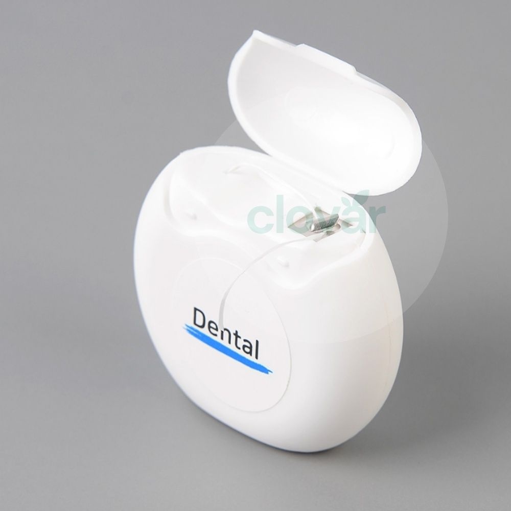 [클로버협력사][오늘출발] 클로버잡화 덴탈 클린 치실 40M 휴대용치실 무향 민트향