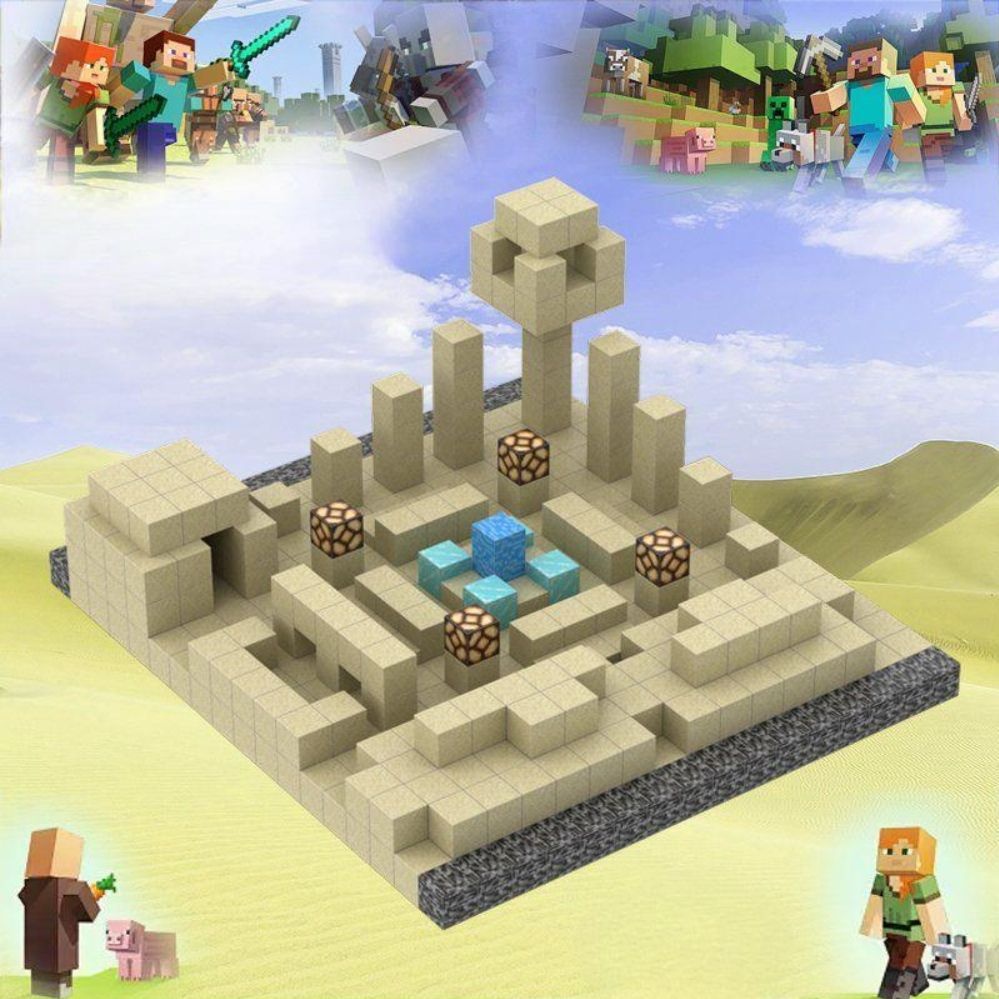 마인크래프트 자석 블록 블럭 창의력 자석블럭 554개