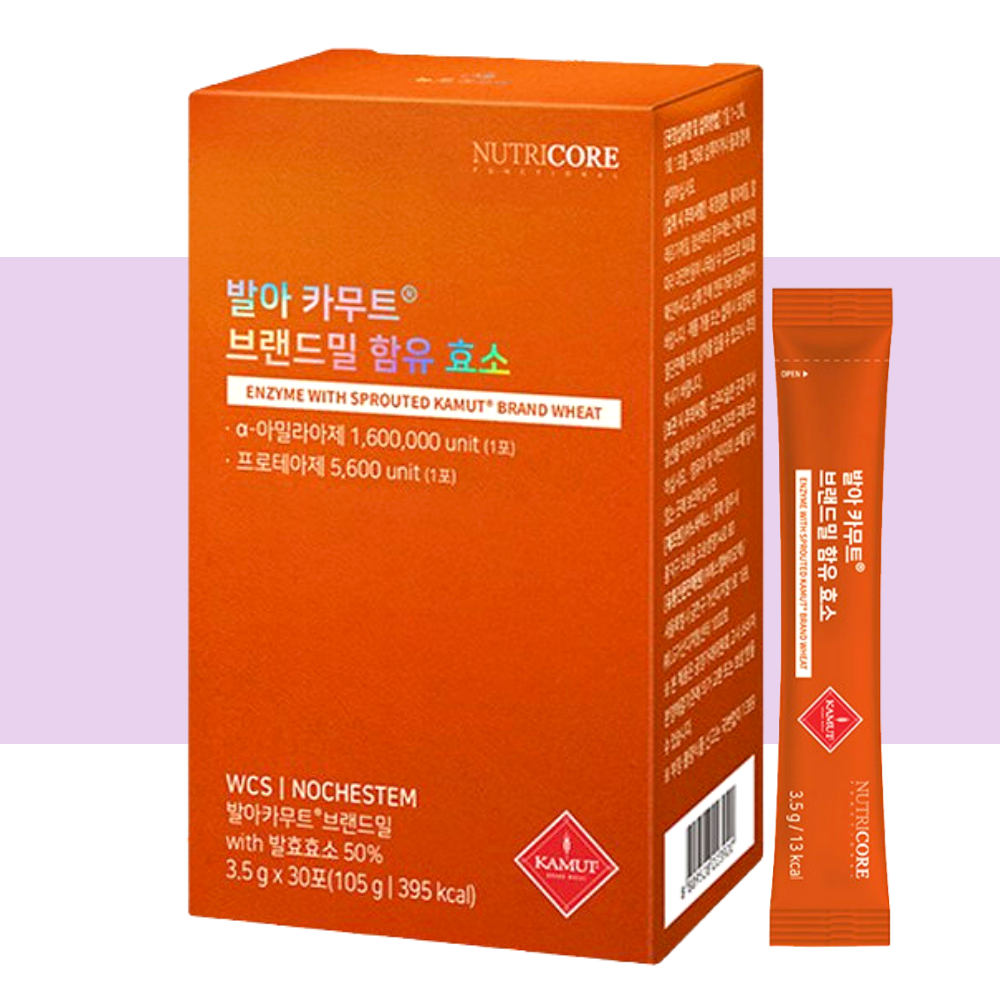 뉴트리코어 발아카무트효소 카무트 효소 30포X1개