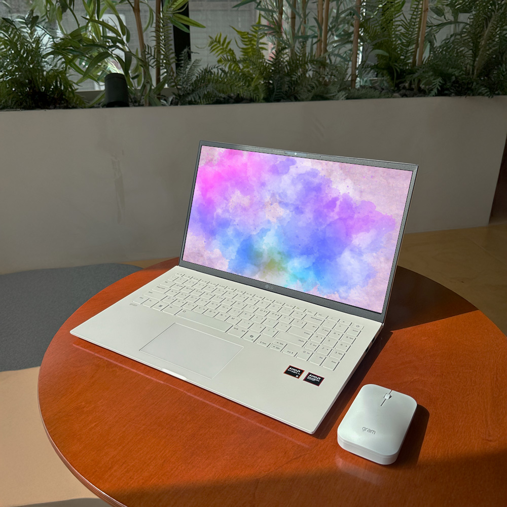 LG전자 [오늘출발][7종선물] LG전자 그램15 15ZD80T-GX56K AMD R5 램 16GB NVME 1TB 마우스+패드+밸류팩+그램챗+카드지갑 PDERW