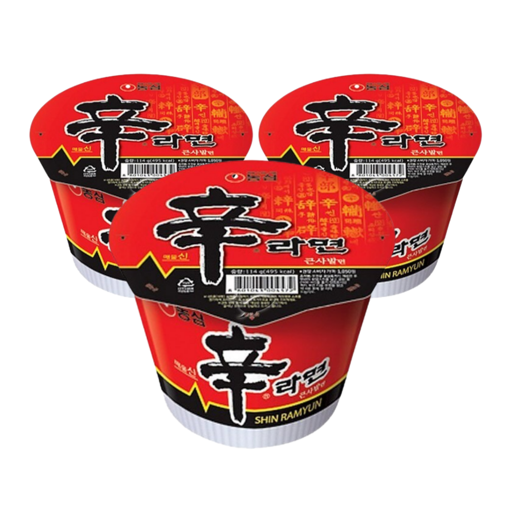 컵라면 신라면 큰사발 큰컵 114g 16개 1박스
