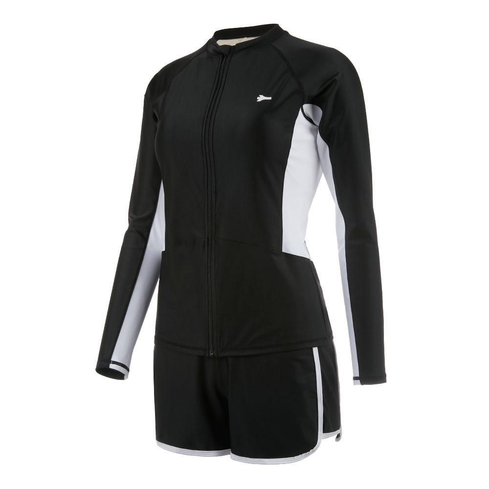 [롯데백화점] 레노마 수영복 여성비치집업래쉬가드2피스상하수영복 LF2D806_BK