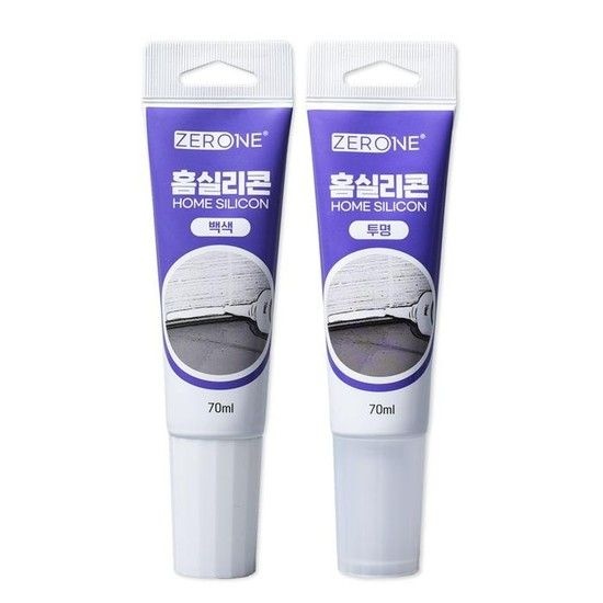 제로원 홈실고급리콘 70ml 백색 투명