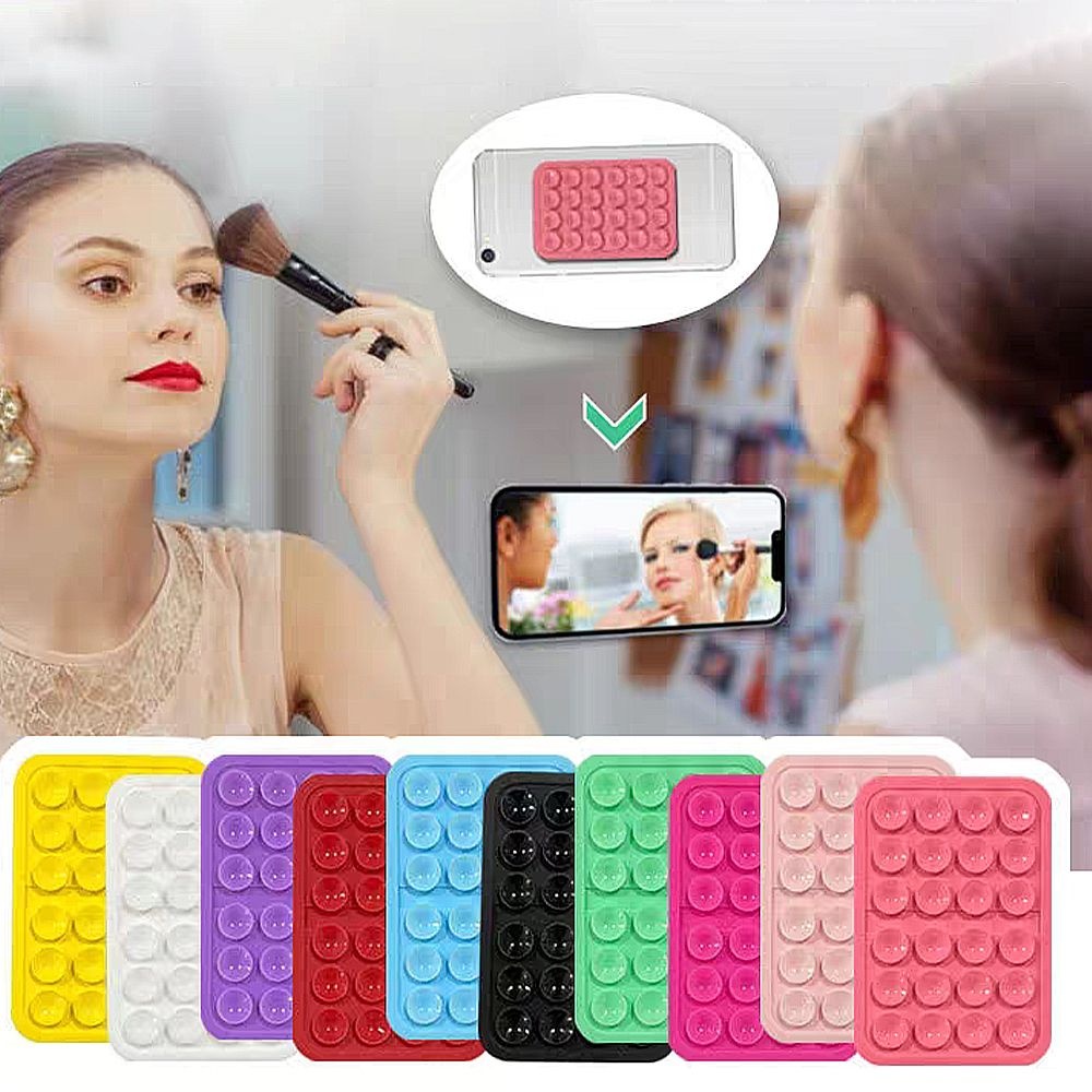 사찌몰 핸드폰 실리콘 10종 컬러 흡착패드 빨판 뽁뽁이 보조배터리 강력 흡착판