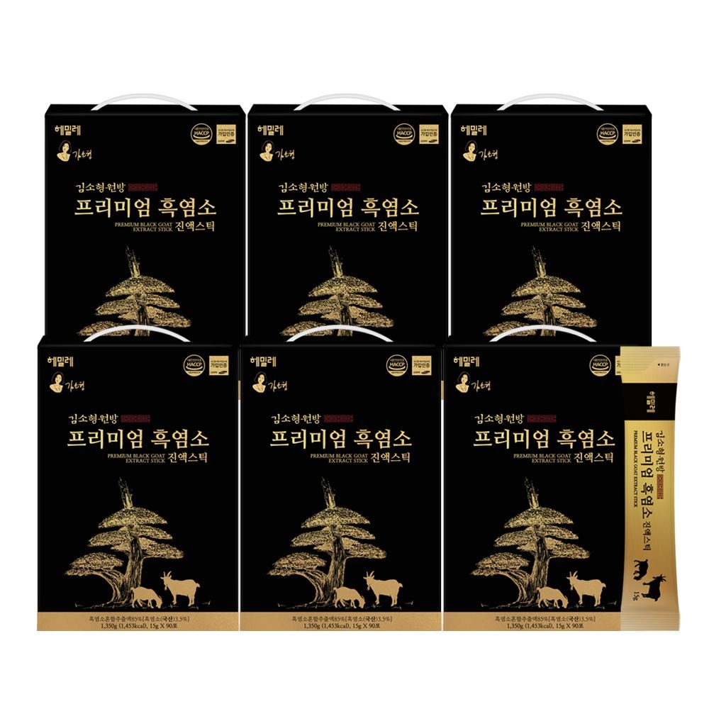 [오늘출발] 김소형원방 흑염소 진액스틱 (15g x 90포) 6박스