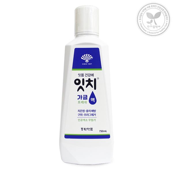 동화약품 잇치 가글 프레쉬액 750ml 구취 프라그제거