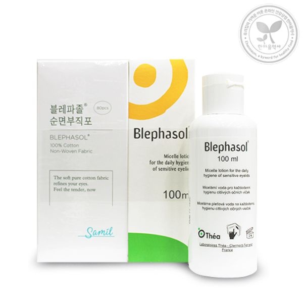 삼일제약 블레파졸 100ml 순면부직포 80매