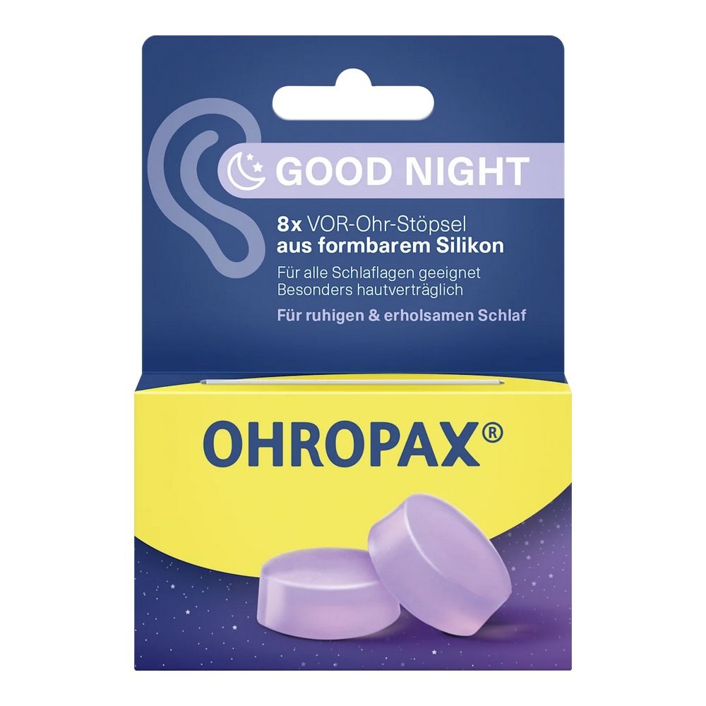 ohropax [해외] 오로팍스 굿나잇 실리콘 귀마개 컬러 8개