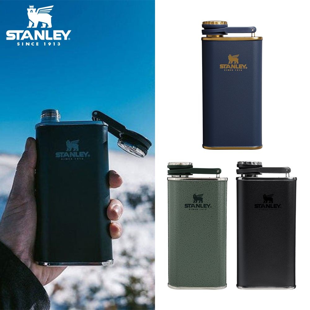 [해외] 스탠리 클래식 이지 필 와이드 마우스 플라스크 8OZ 스테인리스 휴대용 캠핑 술병 양주 위스키 물병 텀블러 보틀 2