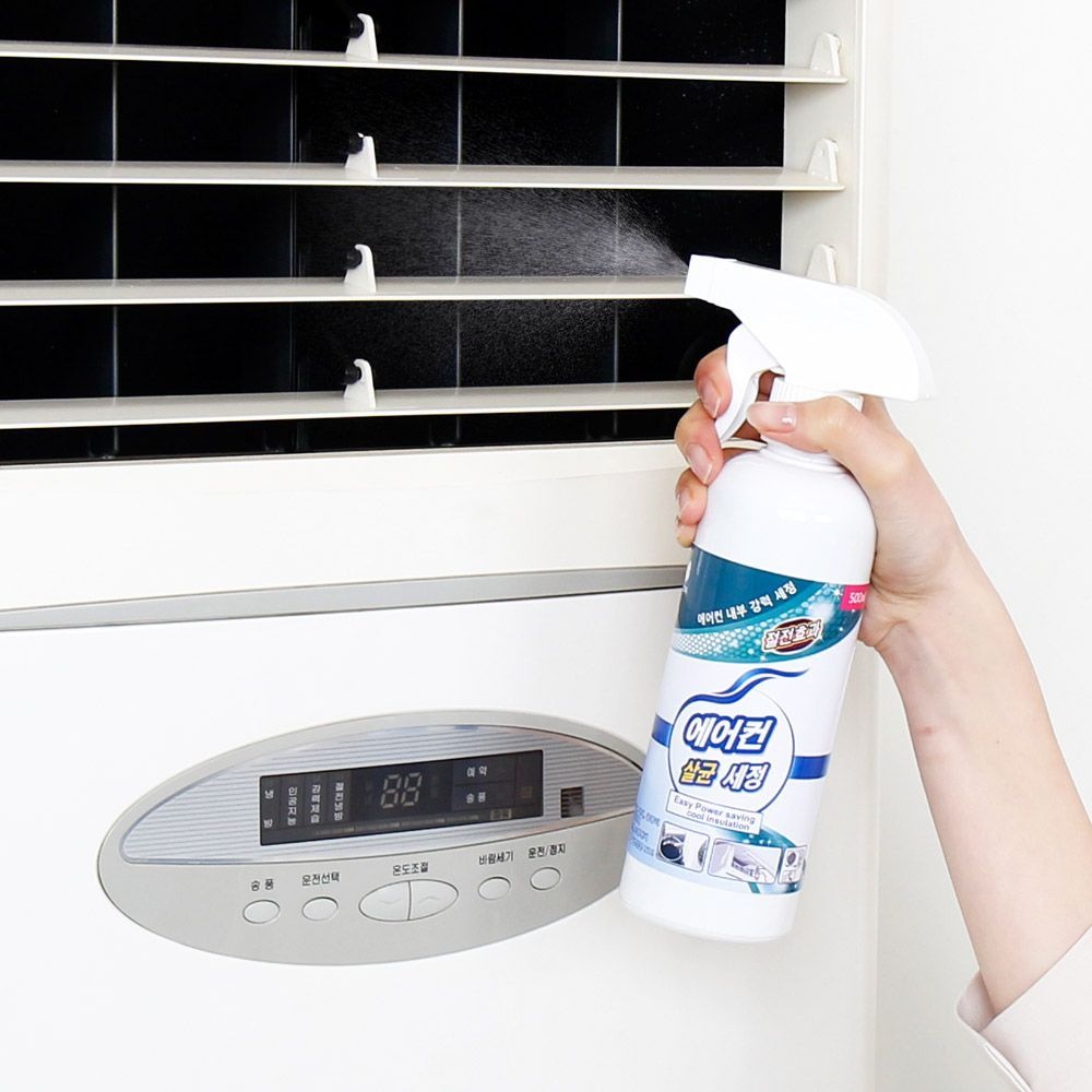 [오늘출발] 큐 깔끄미 에어컨 필터 살균 세정제 (실내용_500ml)