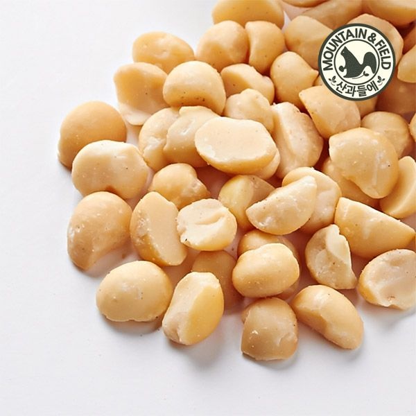 산과들에 25년산 햇 마카다미아500g (부드러운 견과류 깐마카다미아)